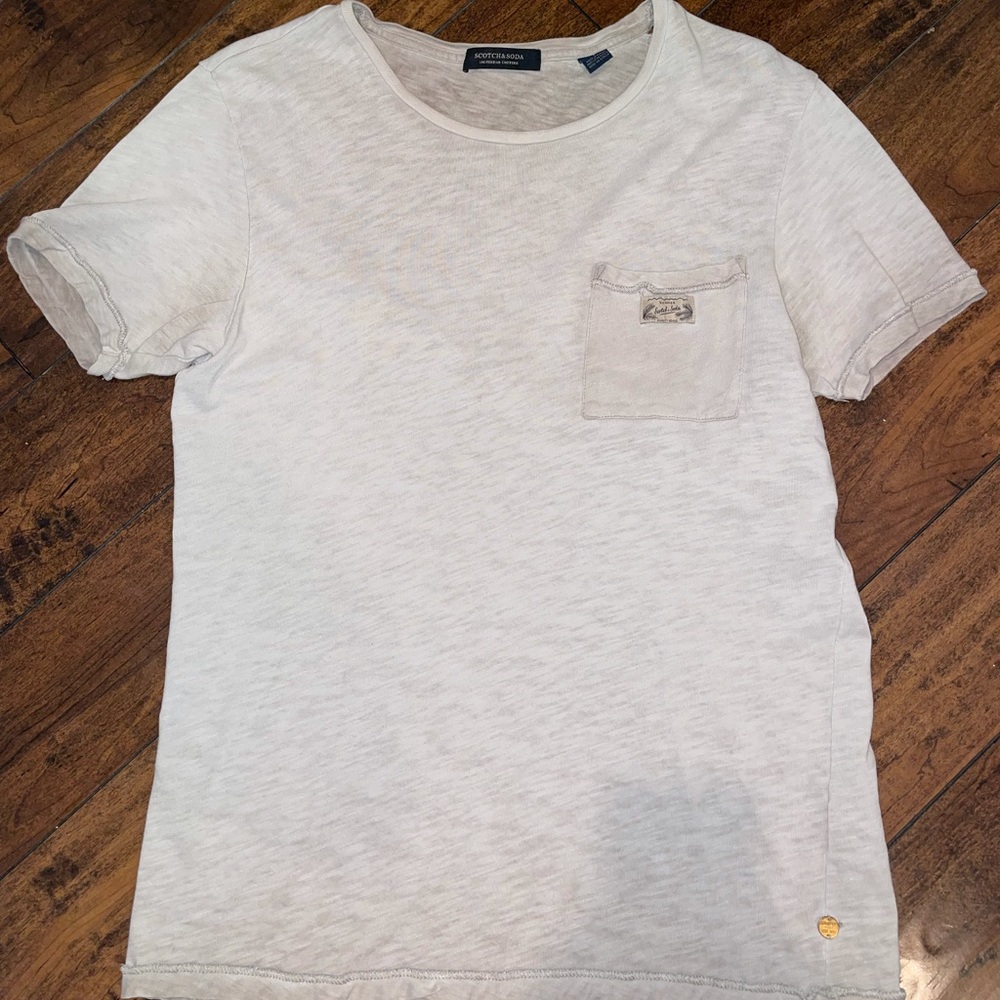 Scotch and soda men’s t shirt grey